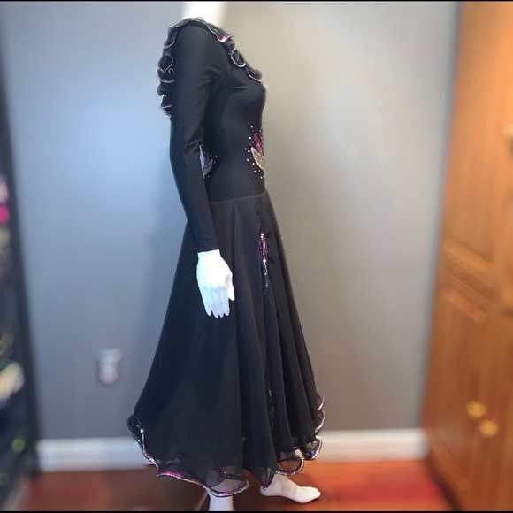 💜💃🏻 Smooth/Standard Ballroom Dance Dress 💃🏻❤️ - Picture 5 of 16